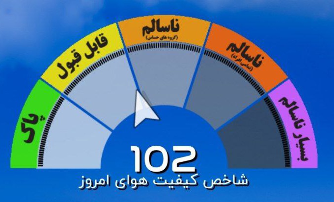 اسفند با هوای ناسالم آغاز شد