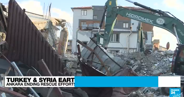پایان عملیات امدادرسانی در بخش‌های زیادی از ترکیه