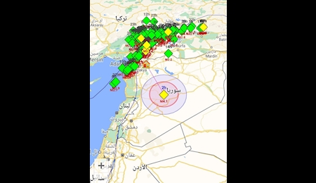 گسترش دامنه مناطق زلزله خیر در سوریه