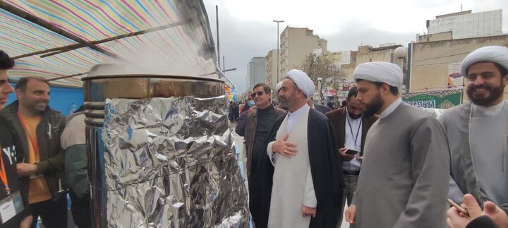 بازدید امام جمعه ایلام از محل جشن ۱۰ ساعته نیمه شعبان