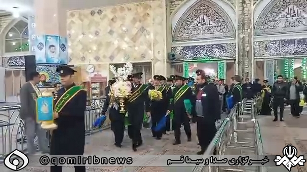 شکرگزاری خادمان مسجد جمکران در شامگاه نیمه شعبان