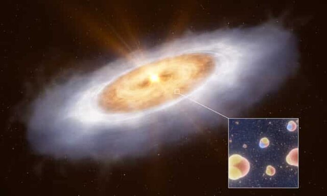 شناسایی آب گازی در یک ستاره دور دست
