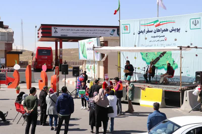 اجرای پویش همراهان سفر ایمن در جاده‌های استان همدان