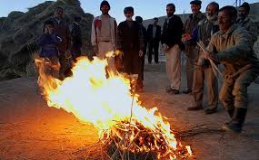 پیشواز نوروز با جشن چهارشنبه آخر سال در زنجان