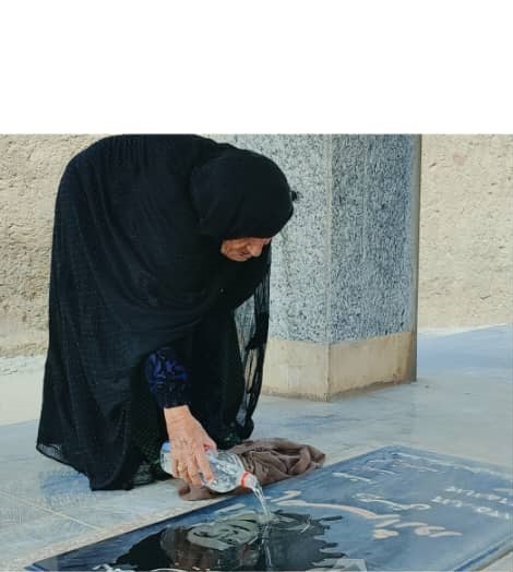 درگذشت مادر شهید در قلعه رئیسی