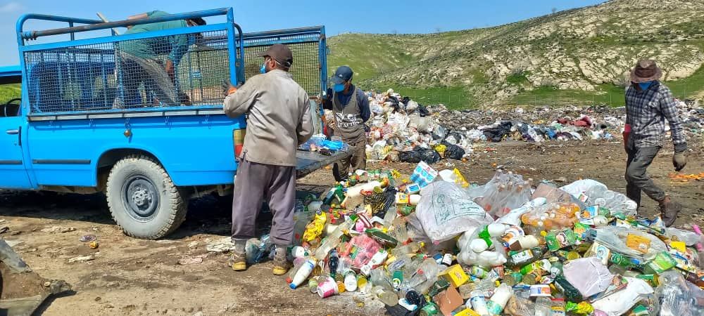 جمع آوری و معدوم سازی مواد غذایی فاسد در ممسنی