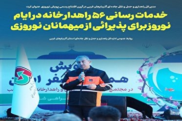 خدمات رسانی ۵۶ راهدارخانه  آذربایجان غربی به میهمانان نوروزی
