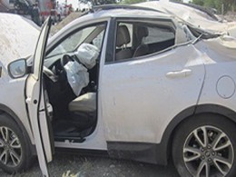 تصادف سه خودرو و یازده مصدوم در فارس