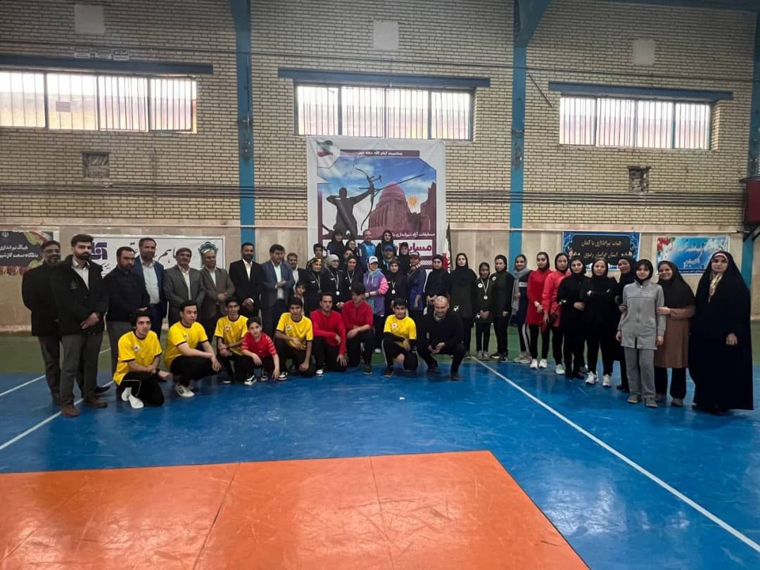 پایان بزرگترین رویداد ورزشی تیراندازی با کمان استان های خراسان در سرخس