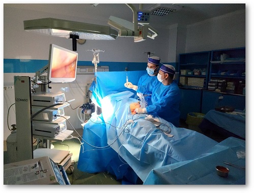 موفقیت نخستین عمل لاپاراسکوپی در بیمارستان شهید کامیاب مشهد
