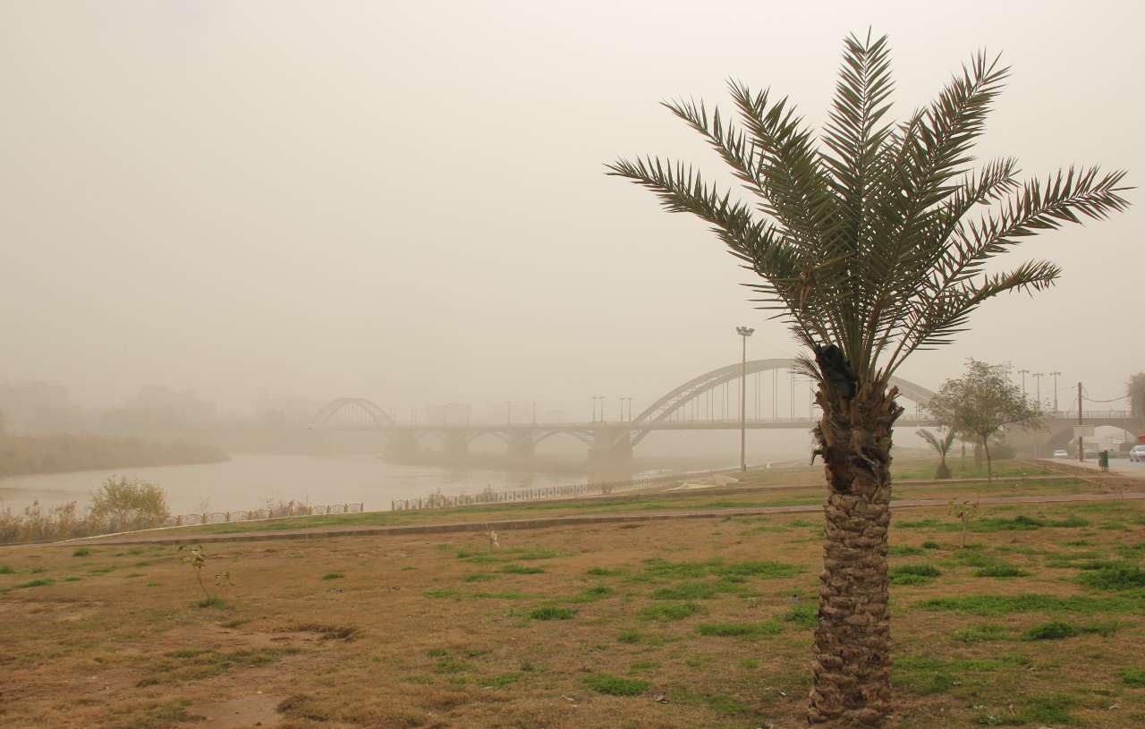 آسمان آبادان و خرمشهر خاکی می شود