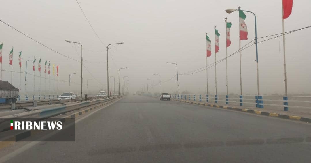 استقرار توده گرد و خاک در آسمان خوزستان تا فردا