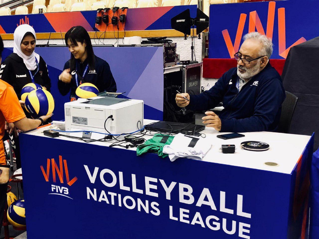 لیگ ملت‌های والیبال و حضور ناظر ایرانی