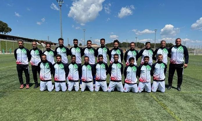 تیم ملی فوتبال هفت نفره ایران به مصاف تیم انگلیس می رود
