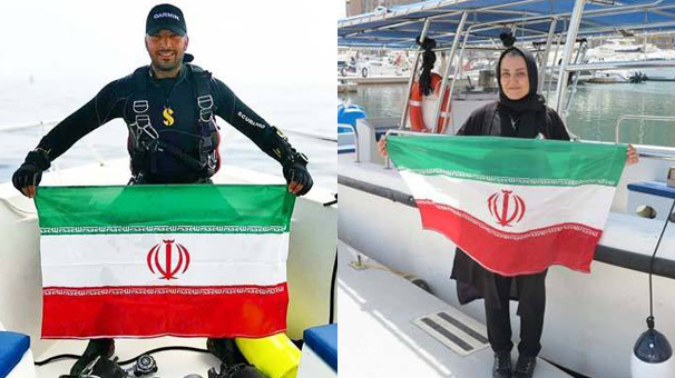 ثبت اولین رکورد‌های رسمی غواصی ایران