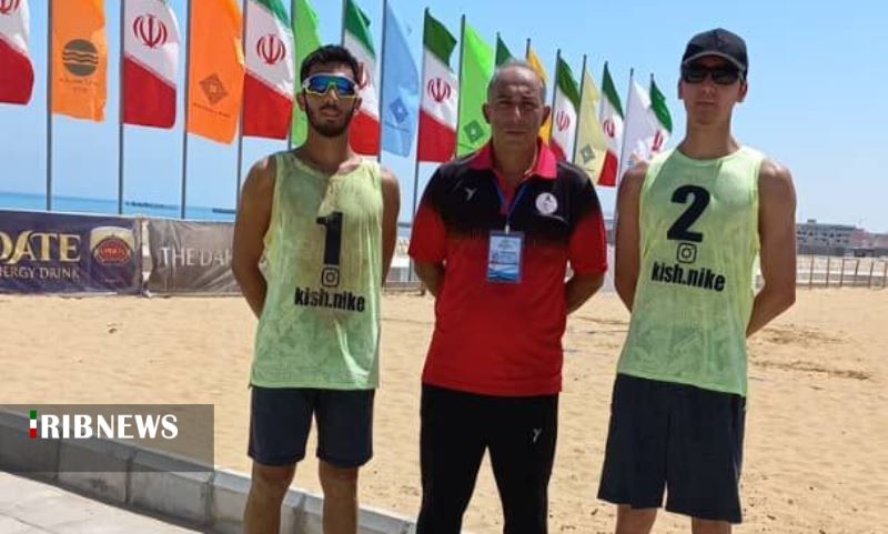 شکست تیم والیبال ساحلی کیش در مسابقات جام خلیج فارس