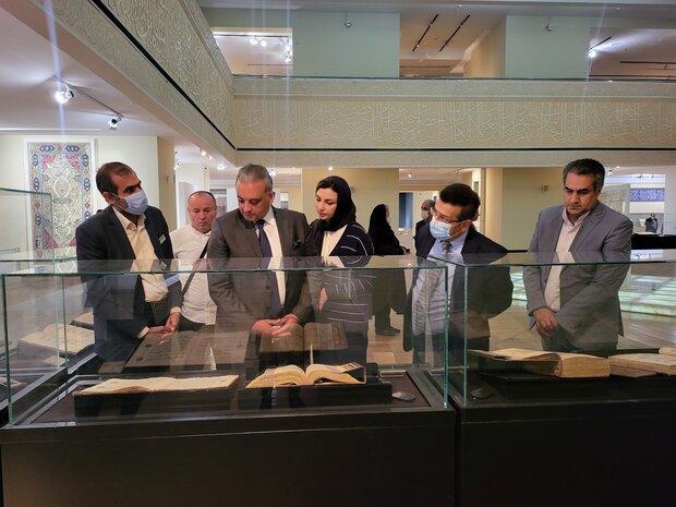 بازدید وزیر فرهنگ جمهوری لبنان از موزه ملی ایران