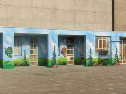 رنگ‌آمیزی مدارس بروجن توسط دانشجویان جهادگر