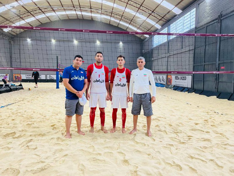 چهارمی والیبال ساحلی ایران در المپیک ناشنوایان