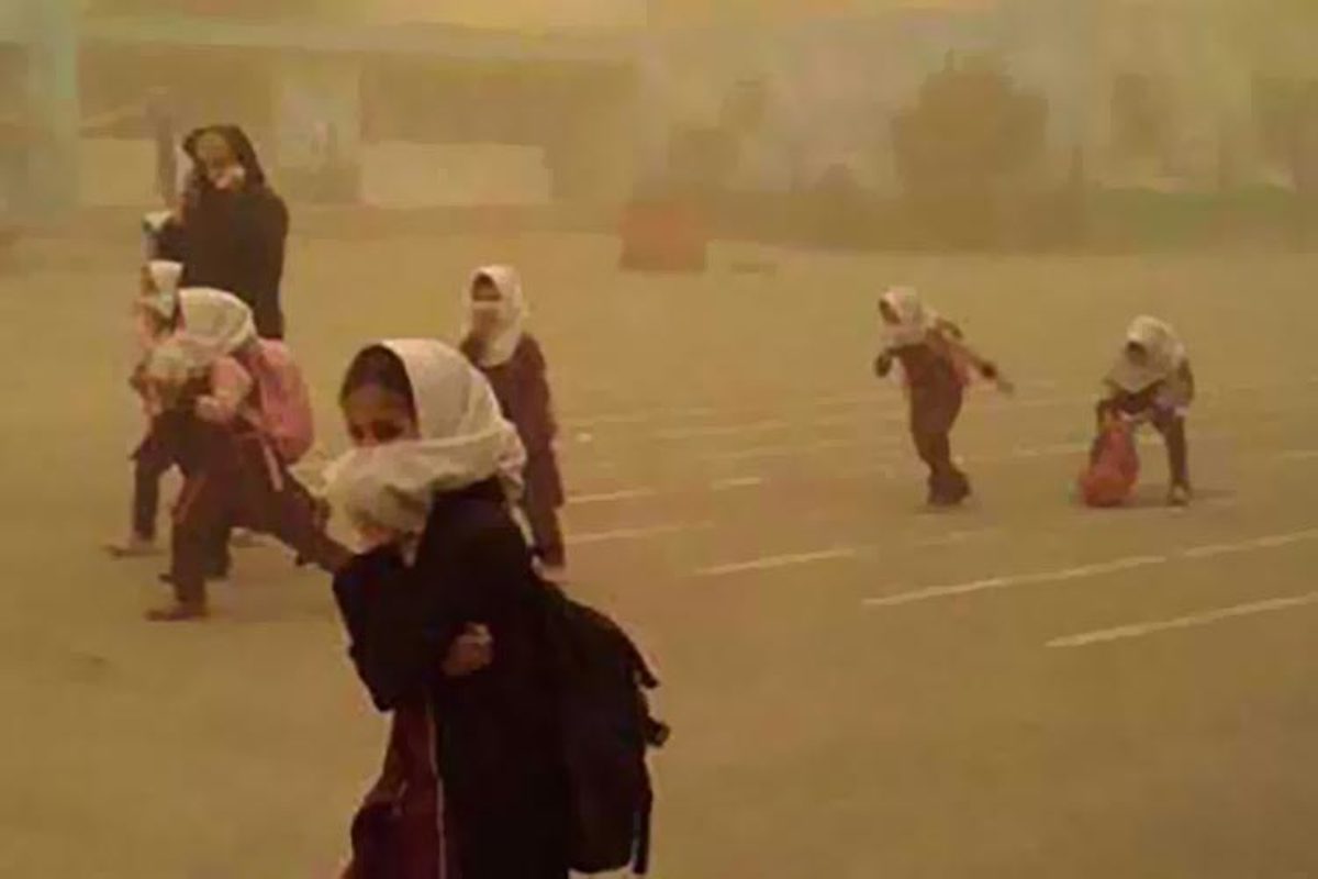 تعطیلی مدارس سردشت با هوای غبار آلود