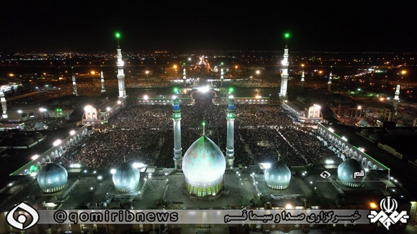 حضور پرشور مردم در احیای شب ۲۱ ماه رمضان در مسجد مقدس جمکران