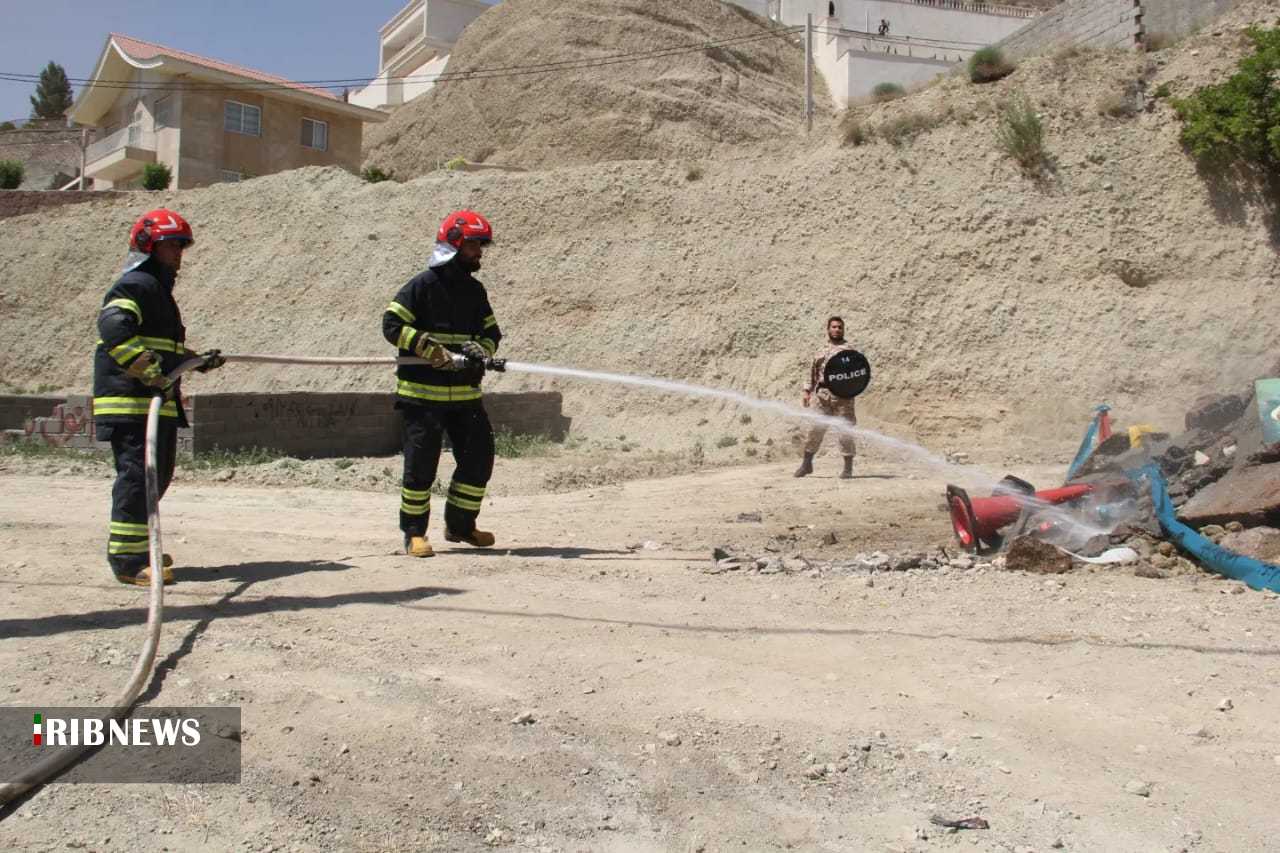 برگزاری رزمایش الی بیت المقدس در شهرستان دماوند