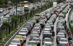 وضعیت ترافیکی معابر شهر تهران در روز سه شنبه ۶ اردیبهشت ۱۴۰۱