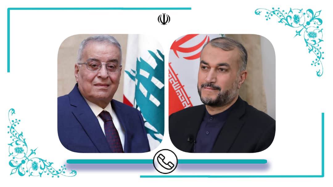 گفتگوی تلفنی وزیر خارجه ایران با همتای لبنانی