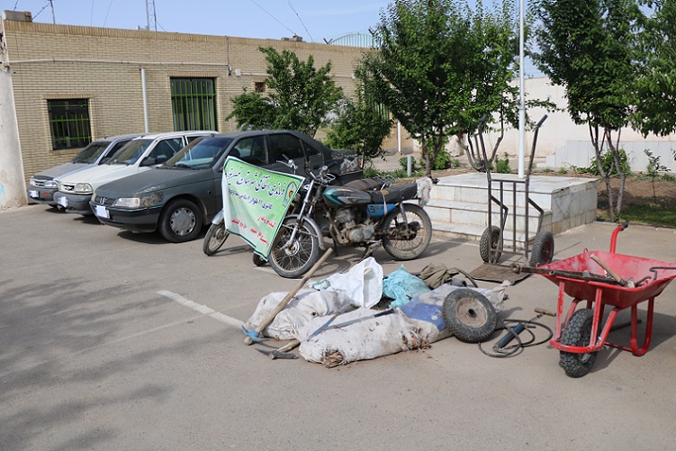 کشف ۳ تن مواد مذاب مجتمع فولاد از سارقان