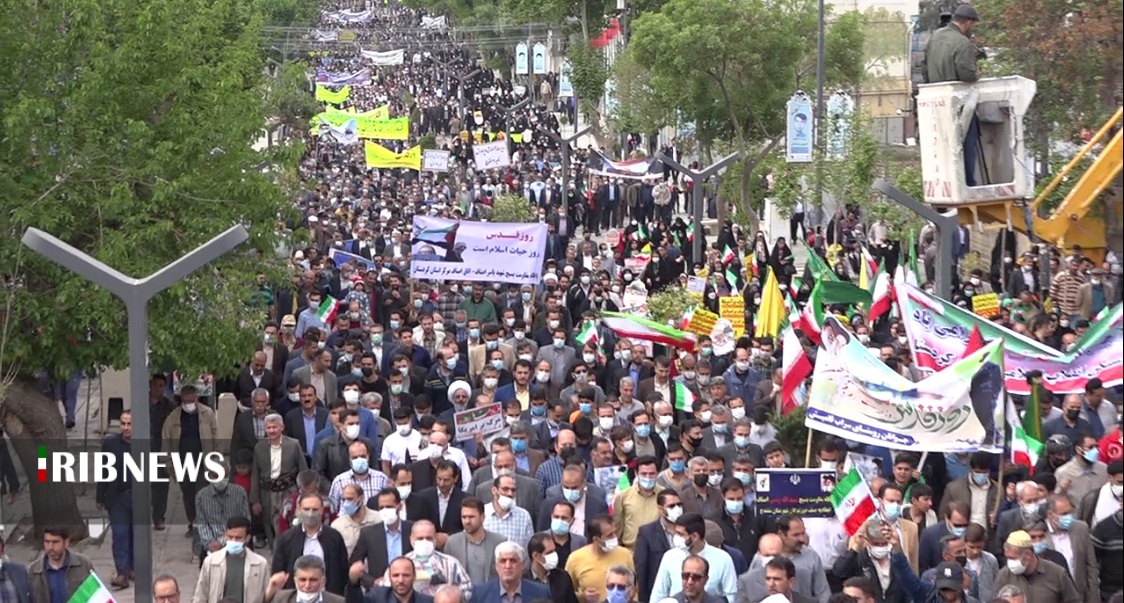 قدردانی شورای هماهنگی تبلیغات اسلامی کردستان از حضور مردم در روز قدس ۱۴۰۱