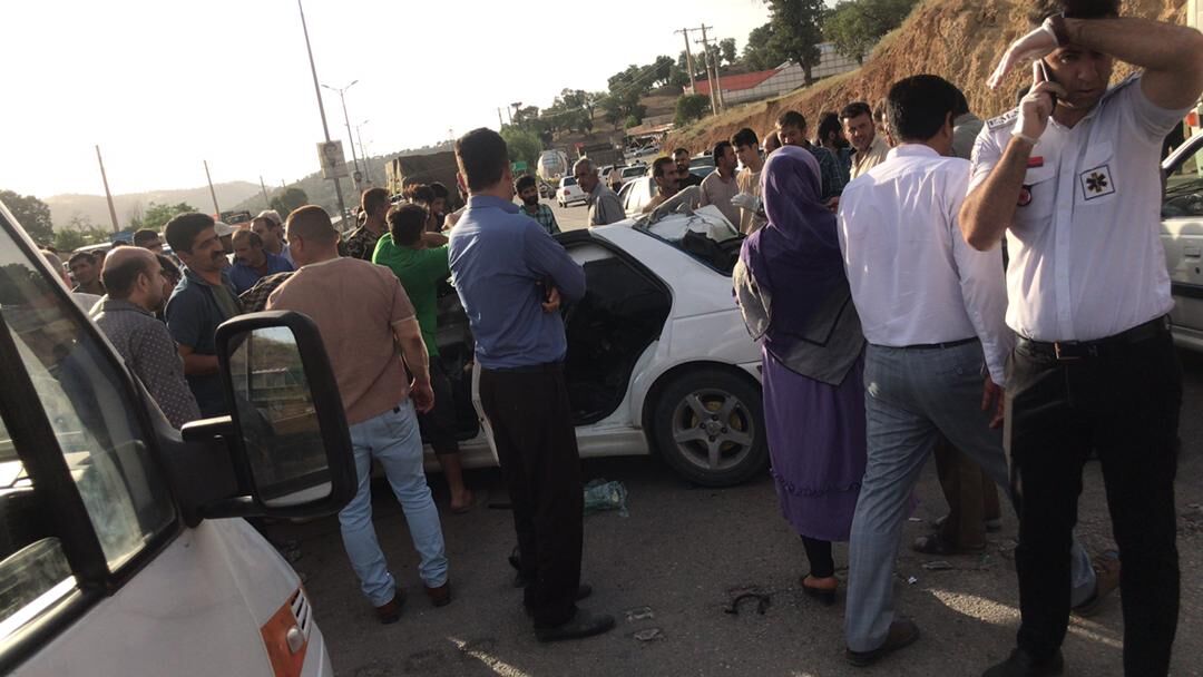 مرگ ۲ سرنشین خودرو در جاده یاسوج- اصفهان