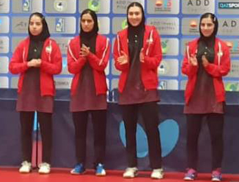 کسب مدال برنز دختران تنیس روی میز ایران در رقابت‌های آسیای میانه