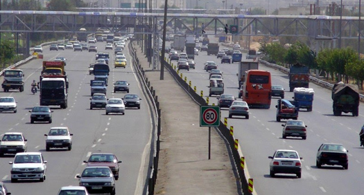 ایمن‌سازی بخشی از بزرگراه آزادگان در پایتخت