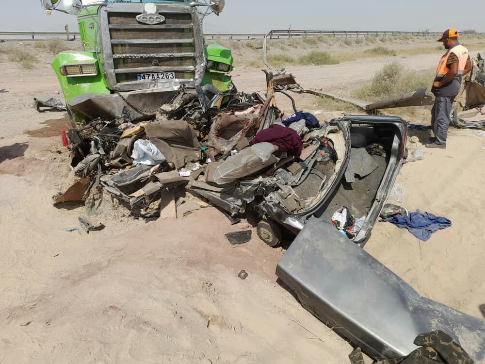 هشت فوتی در تصادف جاده بندرعباس به کهورستان