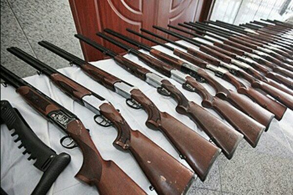کشف ۱۲۴ قبضه انواع سلاح غیرمجاز در خوزستان