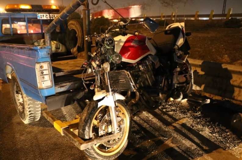 بیشترین تصادف موتورسوارن در تهران چه ساعتی است؟