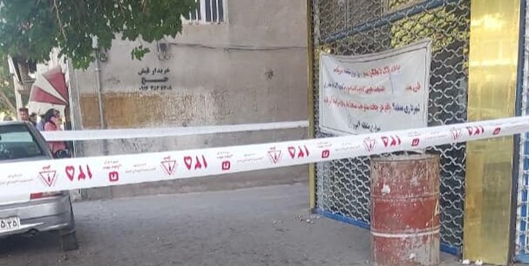 تخلیه ساختمان ۳ طبقه در حال ریزش در تبریز