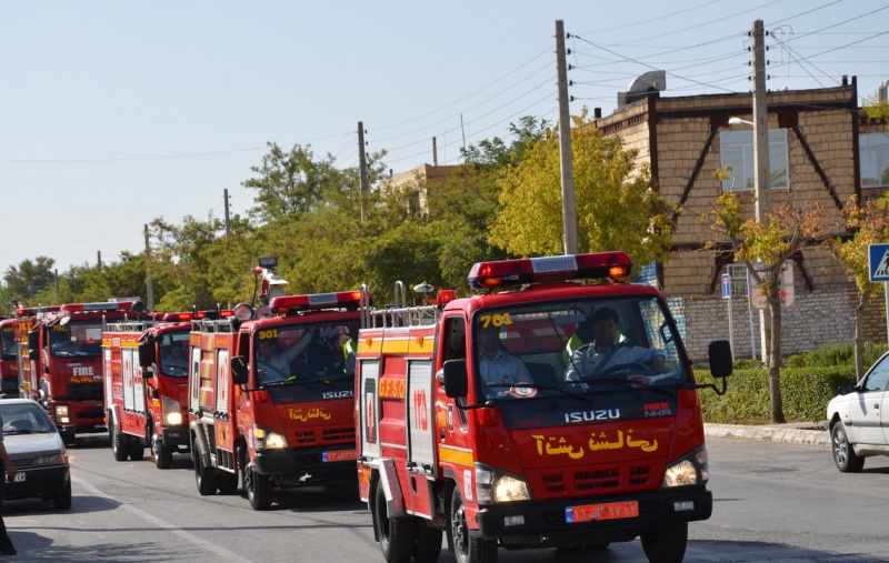 نیروهای خدمات شهری و آتش نشانی مشهد در آماده باش هستند