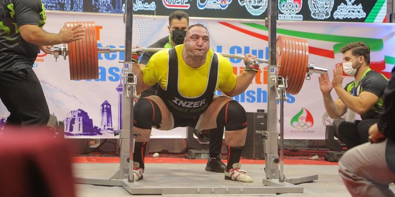 رقابت ورزشکاران خوزستان در مسابقات پاورلیفتینگ آسیا