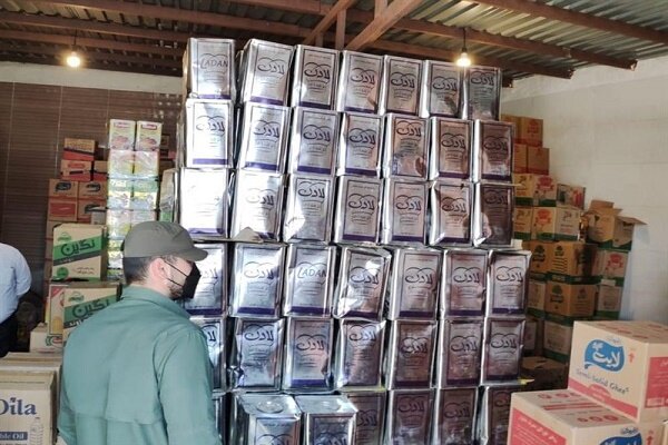 کشف ۵۵۰۰ کیلوگرم شکر در استان یزد