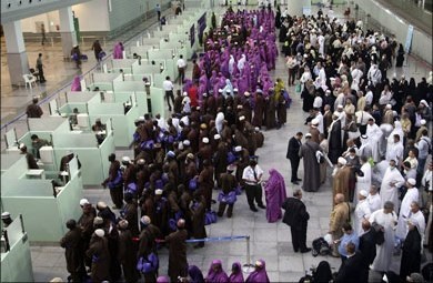 ورود بیش از ۱۰۰ هزار زائر خارجی حج تمتع به عربستان