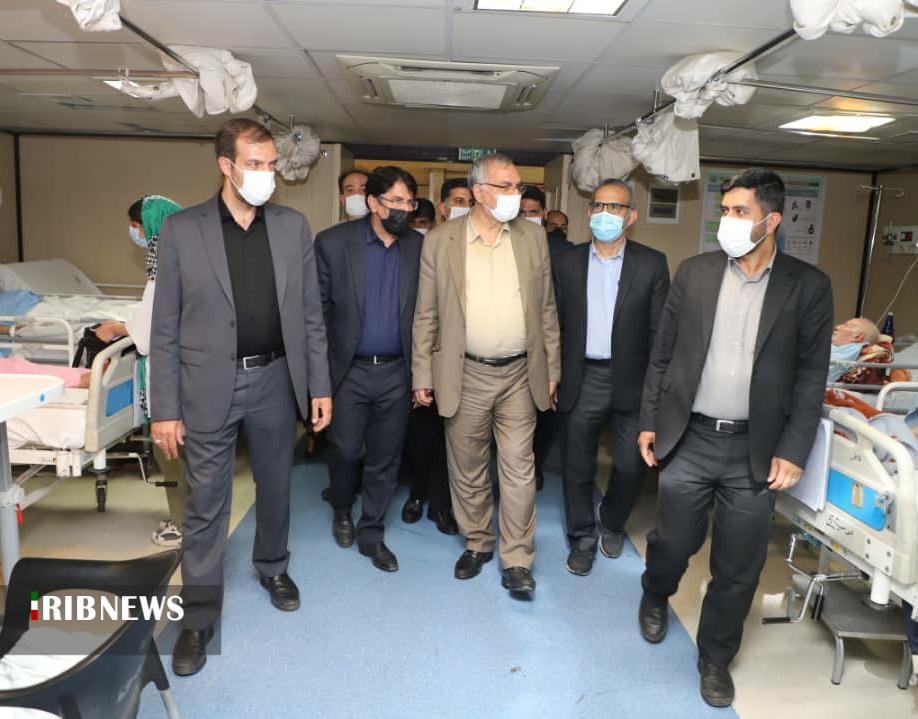 بازدید وزیر بهداشت از بیمارستان نمازی شیراز