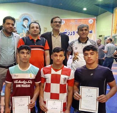 دانش آموزان بهبهانی قهرمانی مسابقات کشتی خوزستان