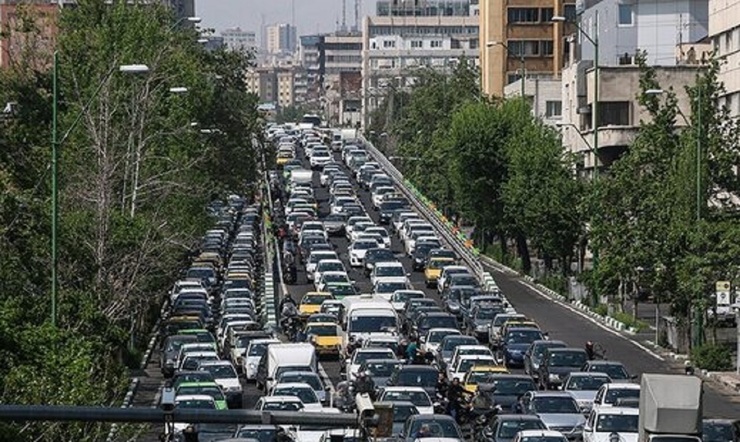 وضعیت ترافیکی معابر تهران، یکشنبه ۱۲ تیر