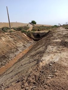 بازسازی زهکش روستای رمیله رامشیر