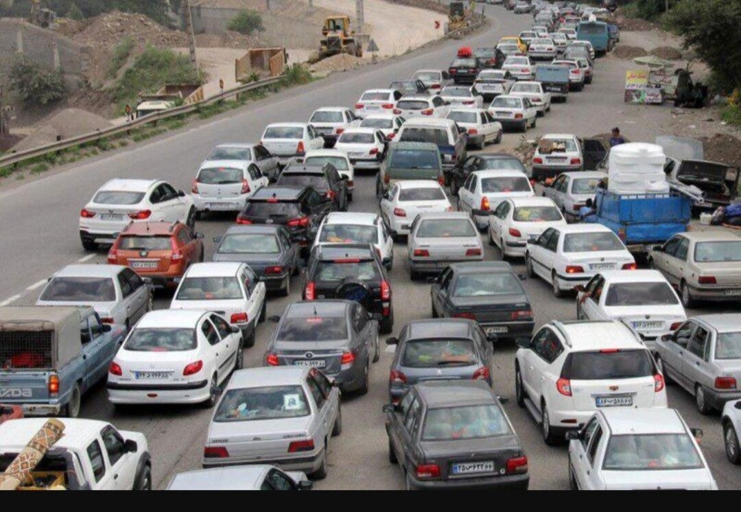 ترافیک سنگین در آزادراه قزوین ـ کرج