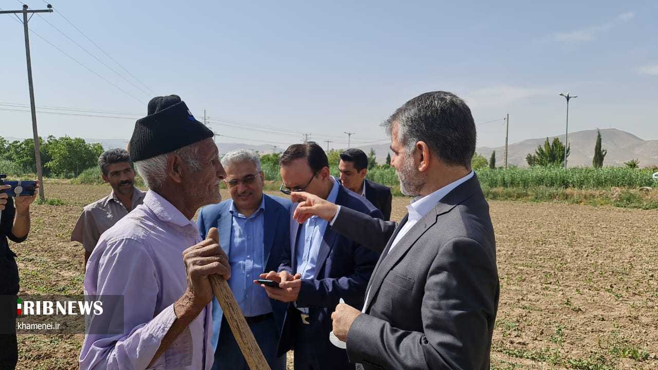 دیدار چهره به چهره وزیر جهاد کشاورزی با کشاورزان حصارو گرمه خان