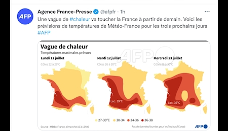 موج جدید گرما در فرانسه