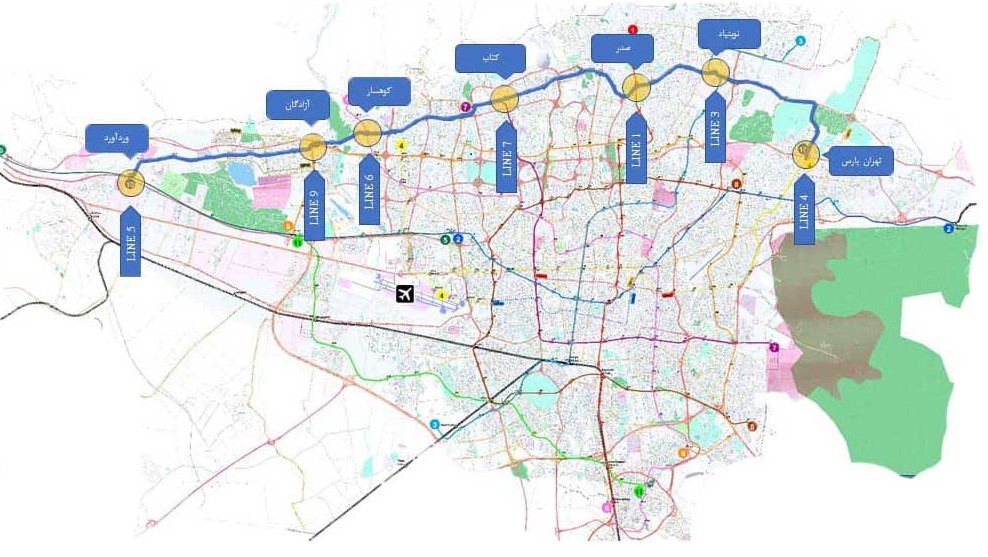آغاز ساخت خط ۱۰ متروی تهران با همکاری قرارگاه خاتم الانبیاء