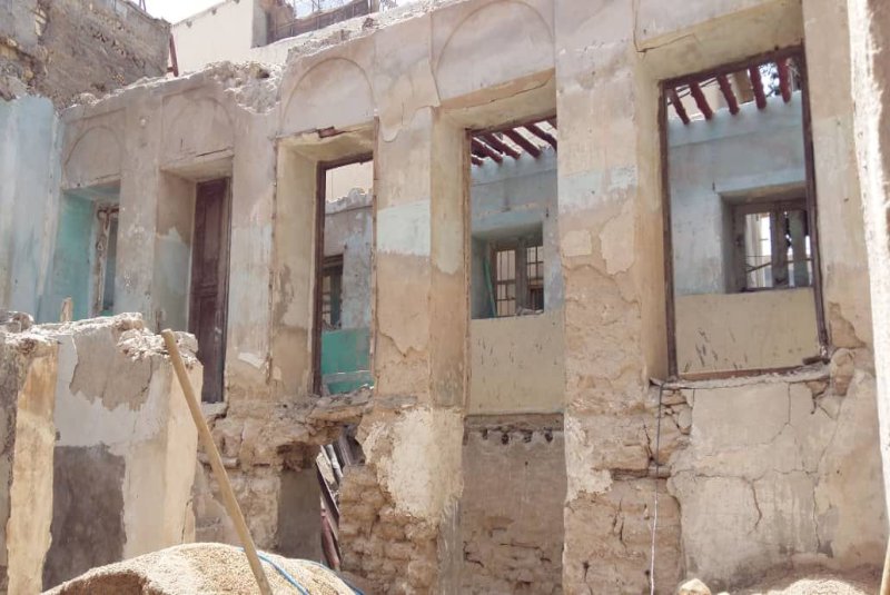 مرمت بنای تاریخی احمدی در بافت بوشهر